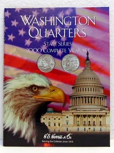 Washington Quarters State Serie 2000 kompletter Jahrgangssatz LEER Album - Bild 1 von 3