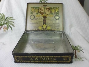 ANTIK 1911 A.W.FABER CASTELL 150 JAHRESTAG BLEHNSTIFTBOX - Bild 1 von 12