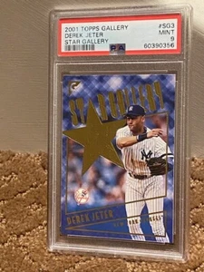 2001 Topps Star Gallery Derek Jeter PSA 9 # Yankees Card NEW CASE LOWPOP - Bild 1 von 1