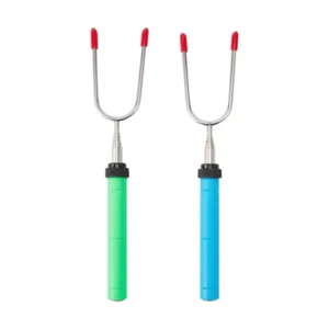 2 x Marshmallow Roasting Sticks Extendable Fork BBQ Campfire Telescopic Barbecue - Picture 1 of 6