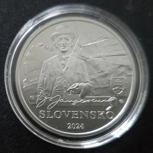 MDS SLOWAKEI SLOVAKIA 10 EURO 2024 BU "JANKO JESENSKÝ", SILBER - Picture 1 of 2