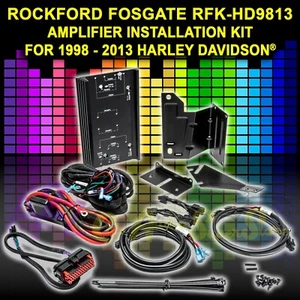 KIT DE INSTALACIÓN DE AMPLIFICADOR DE POTENCIA Y PUNZÓN COMPACTO ROCKFORD FOSGATE RFK-HD9813 NUEVO - Imagen 1 de 2