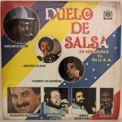 TH VENEZUELA VS. TH USA, DUELO DE SALSA, BY VARIOUS, 1979 MEXICAN LP MILD COVER - Image 1 of 4