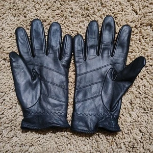 Thinsulate Insulation 40 Grams Black Leather Gloves  Size: Large - Picture 1 of 3