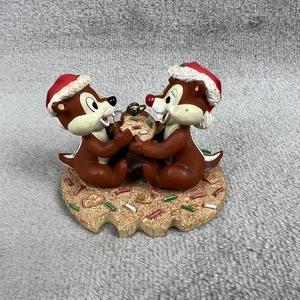 Vintage Disney Chip + Dale Christmas Holiday Ornament 1990’s Cookie Sharing - Bild 1 von 7