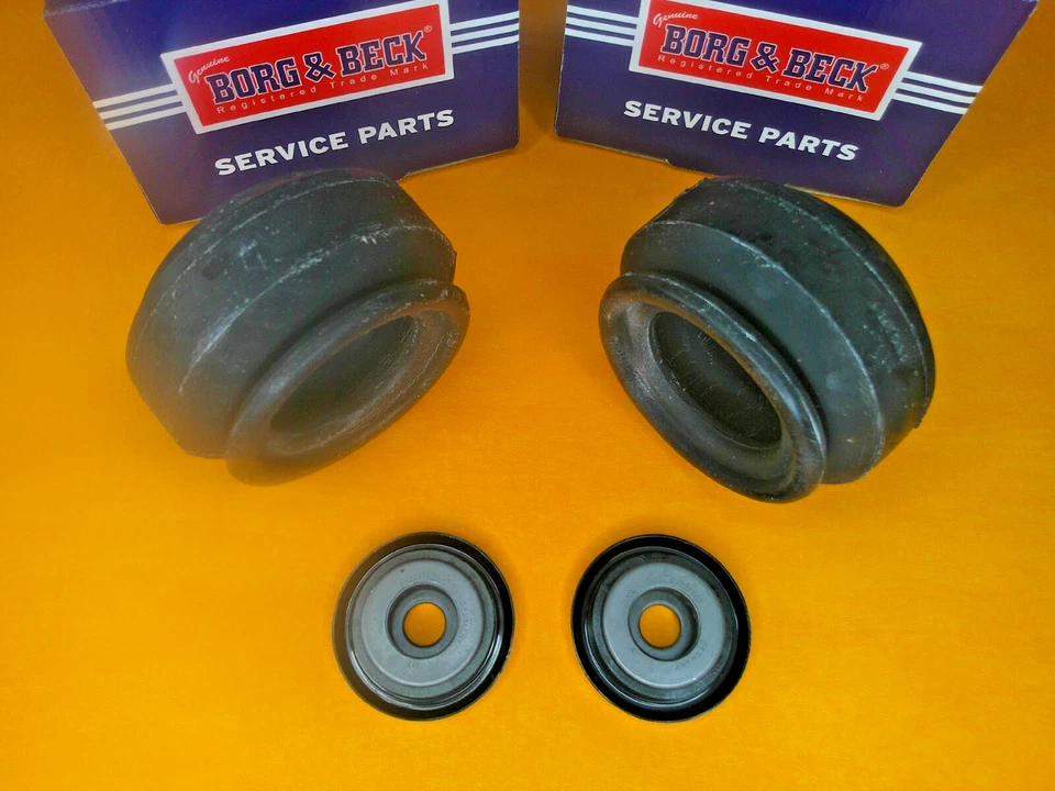 FORD FIESTA Mk2 inc XR2 (1983-87) STRUT TOP MOUNTS PAIR - BORG N BECK - Image 1 of 3