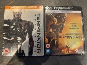 Terminator Dark Fate Blu Ray Steelbook + 4k Blu-ray UK release - new and sealed - Picture 1 of 2