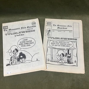 The Menomonee Falls Guardian Comics #34 & 82 - Tumbleweeds Krazy Kat by Tom Ryan - Picture 1 of 17