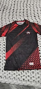 Venum PERFORMANCE Rashguard Red And Black Team Compression Shirt Mma Ufc - Picture 1 of 7