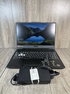 ASUS TUF Gaming A15 FA506N Laptop Ryzen 7 RTX 144Hz 16GB RAM 512GB SSD + Charger - Image 1 of 4