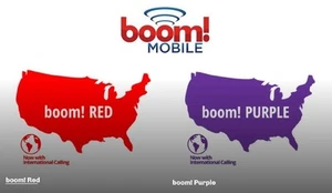 Boom Mobile - Fioletowy - Rozmowa i tekst z połączeniami WiFi. Dostępny luzem - Zdjęcie 1 z 1