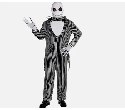 Disney Jack Skellington The Nightmare Before Christmas Costume Plus 4XL 58-60 - Image 1 of 4