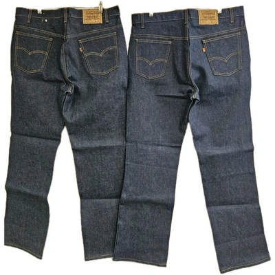 LOT OF 2 VINTAGE LEVIS DENIM JEANS DEADSTOCK 517 BOOTCUT VTG 80s USA SIZE 38X32 - Image 1 of 4
