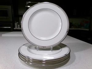 LENOX WESTERLY PLATINUM LOT OF 4 SALAD PLATES - Picture 1 of 2