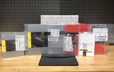 Ferrari 458 Spider 2014 conjunto manual del propietario con billetera de documentos OEM Foto 1 de 4