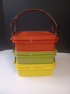 Vintage Tupperware Lunchbox/Tiffin, Collector Item. As Is. As Shown In Pictures. - Picture 1 of 9