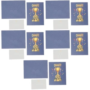 5pcs Exquisite Graduation Themed Card 3D Graduation Pop-up Card Graduation Gift - Picture 1 of 12