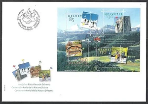 2005 FDC SVIZZERA - HELVETIA - FOGLIETTO AMICI DELLA NATURA - SV1 - Picture 1 of 1