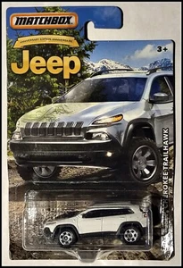 Matchbox White 2014 Jeep Cherokee Trailhawk - Package Issues - Picture 1 of 1