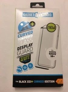 New Gadget Guard Black Ice+ Cornice 2.0 Tempered Screen Guard,Samsung Galaxy S8+ - Picture 1 of 4
