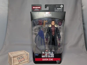 Brand New Marvel Legends Disney+ Baron Zemo with Captain America BAF Flight Gear - Picture 1 of 6