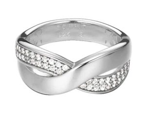 Esprit ESRG92443A170 Damenring in 925 Silber mit Weißen Steinen neu - Bild 1 von 1