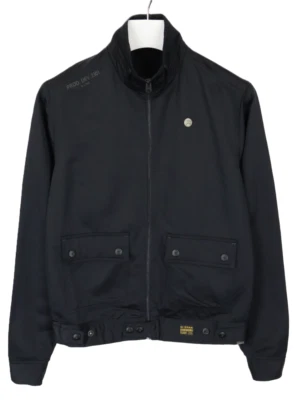 Chaqueta G-Star Hazzard JKT Hombre Grande Cremallera Cuello Alto Ligero Negro Foto 1 de 4