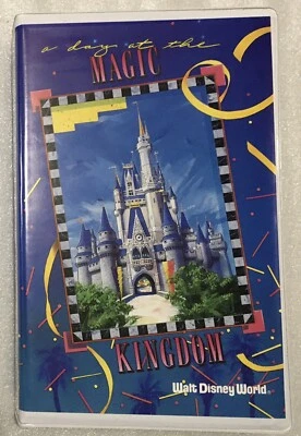 A Day At The Magic Kingdom Walt Disney World (VHS, 1991), Clamshell Case - Image 1 of 3