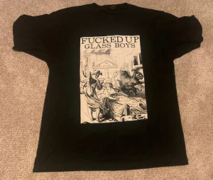 FUCKED UP - GLASSBOYS TOUR SHIRT LARGE - Picture 1 of 2
