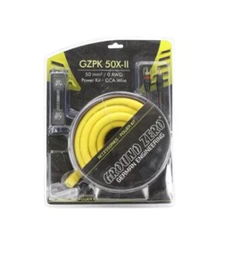 Kit de instalación de cable de alimentación Ground Zero Car Audio 0AWG CCA - GZPK 50X-II - Imagen 1 de 2