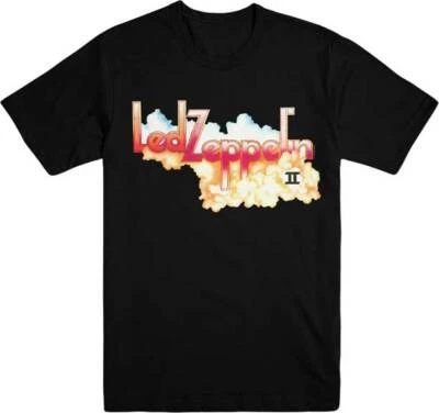 Led Zeppelin II Album Clouds Art Classic Rock Folk Music Band T Shirt LDZ-1009 - Image 1 of 3