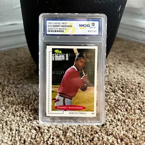 1991 Classic Best #258 Garret Anderson Quad City Angels GEM-MT MINT 10 Card - Picture 1 of 5