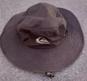 Cappello Boonie Secchiello Argento Rapido Nero Adulto Sole Campeggio Escursione Med Large - Foto 1 di 11