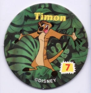 Cartón promocional Chex 1994 vintage Disney El Rey León POG Timón #7 - Imagen 1 de 2