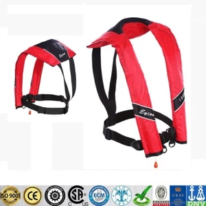 Adult M-33 Manual Inflatable Life Jacket Vest PFD Boating Premium Quality - Picture 1 of 9