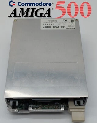 Amiga 500 Disketten Laufwerk 💾 JU-253-033P - Komplettset Schrauben+Kabel ✔️ - Bild 1 von 4