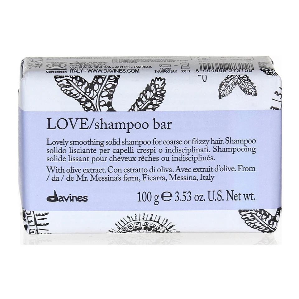Davines Love Lovery Smoothing Solid Shampoo Bar 3.53 oz / 100 g