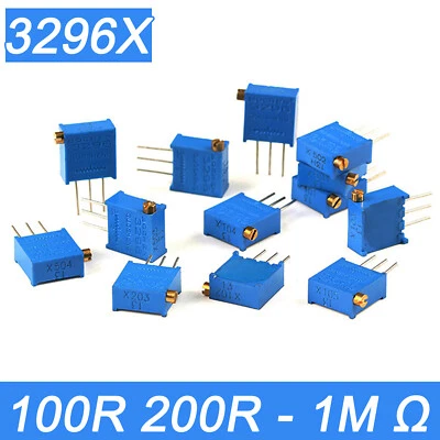 Trimmpotentiometer Trimmer Potentiometer Spindeltrimmer Poti 3296X 100R-1MOhm - Bild 1 von 4