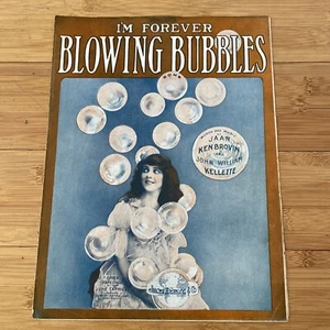 Vintage Noten - I'm Forever Blowing Bubbles - 1919 Kenbrovin & Kellette - Bild 1 von 9