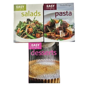 3 x Easy Everyday Cookbooks Hardcover Salads Pasta Desserts Easy Meals Ursula - Picture 1 of 24