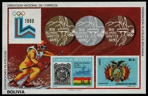 Bolivia 1980 - Mi-Nr. Bloque 102 ** - Estampillada sin montar o nunca montada - Olympia Lake Placid - Imagen 1 de 1