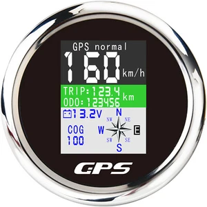 Velocímetro digital GPS de 85 mm medidor de velocidad universal para coche barco camión - Imagen 1 de 12