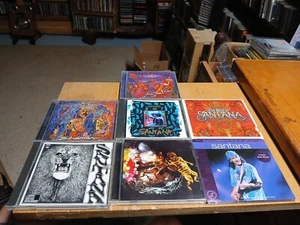 Santana cd lot/7 First,III,Live,Milagro,Shaman,Supernatural - Picture 1 of 2