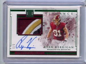 RYAN KERRIGAN 2019 Panini Impeccable Elegance Veteran Patch Auto 5/5 Redskins - Bild 1 von 2