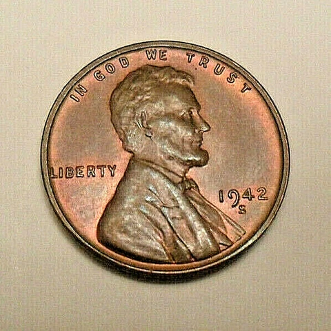 1942 S Lincoln Wheat Cent / Penny Coin  *VERY GOOD OR BETTER*  **FREE SHIPPING** Cover