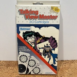 Talking View-Master 3-D Cartridges, Batman, (DC Comics, 1983) Vintage Toy - Picture 1 of 9