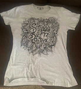 Sturgis Harley Davidson Week 2017 Hot Leathers Womens T-Shirt Size M - Picture 1 of 4