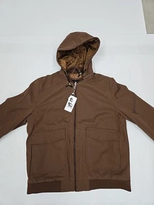David Outwear Men's Marziano Leather Jacket Brown 3XL - Picture 1 of 16