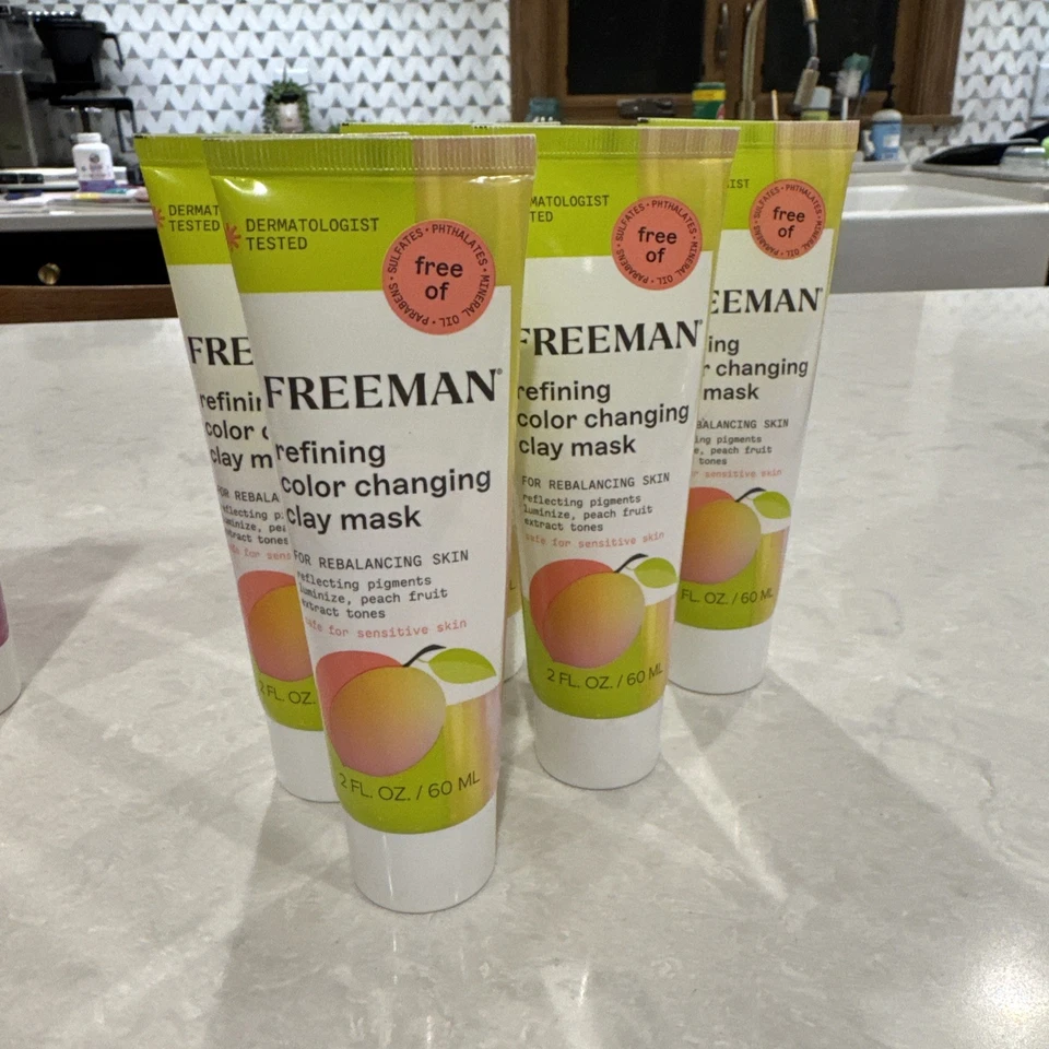 Health Beauty Freeman Refining Color Changing Clay Mask Rebalance Skin Lot Of 5 - Image 1 of 1
