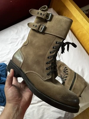 Botas de Suade Bottega Veneta Intrecciato Hombre 42 Foto 1 de 4